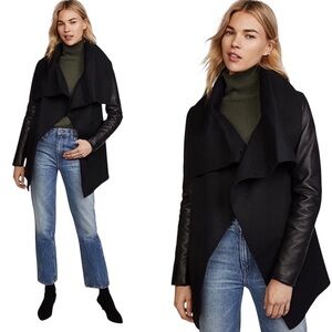 Mackage Vane Wool and Leather Jacket